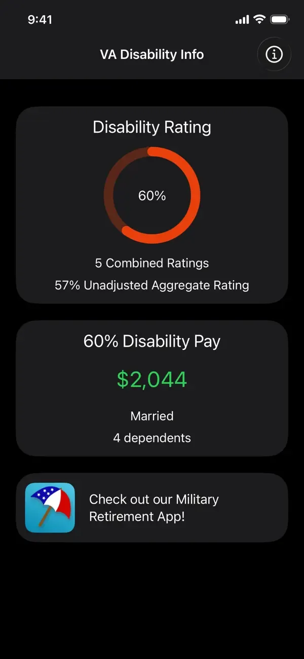 VA Disability Pay screenshot 1