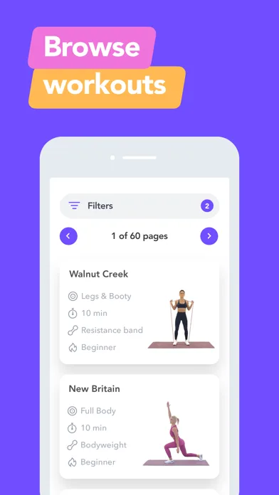 Fitingo: Workouts for Women screenshot 5