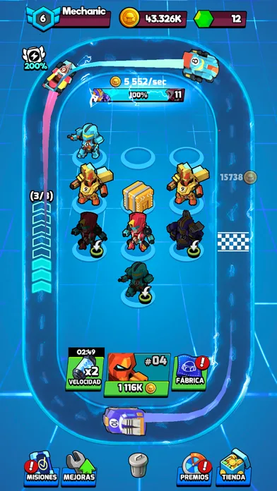 Merge Robots - Idle Games screenshot 1