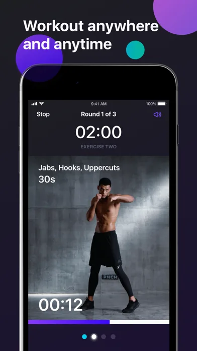PNCH: Boxing and Fitness screenshot 2