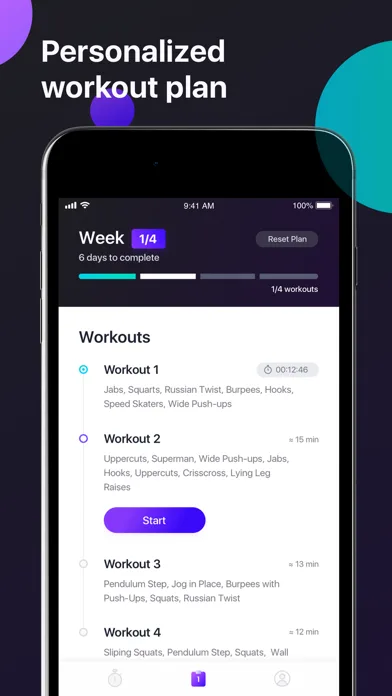 PNCH: Boxing and Fitness screenshot 3