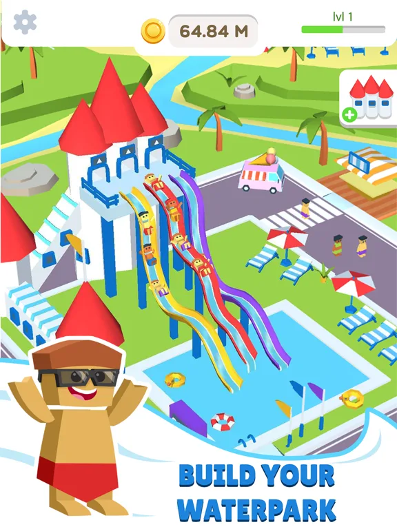 Idle Waterpark 3D Fun Aquapark screenshot 5