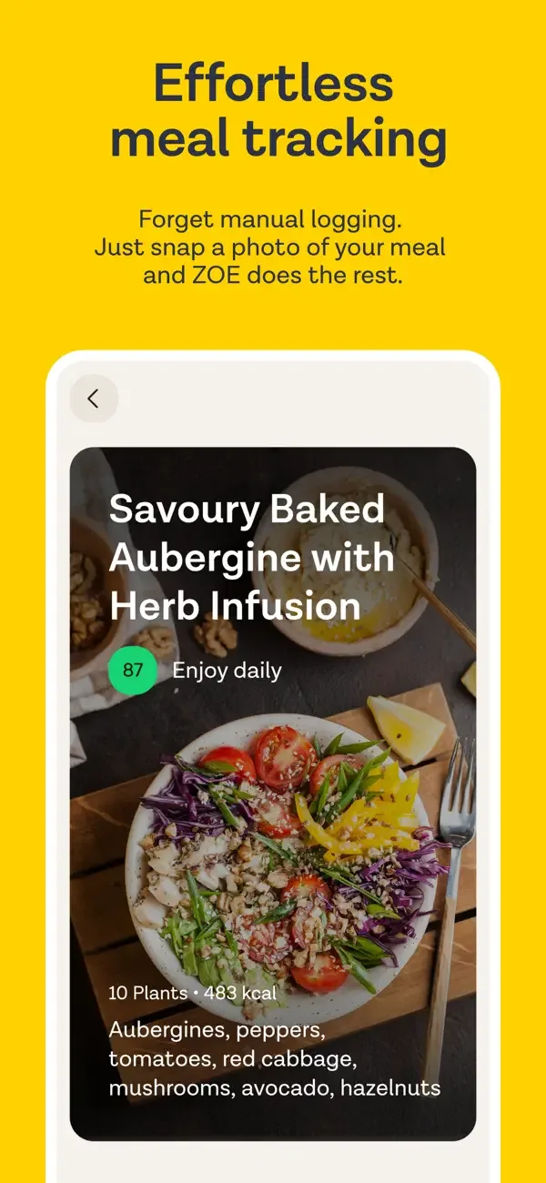 ZOE Health: AI Meal Tracker screenshot 2