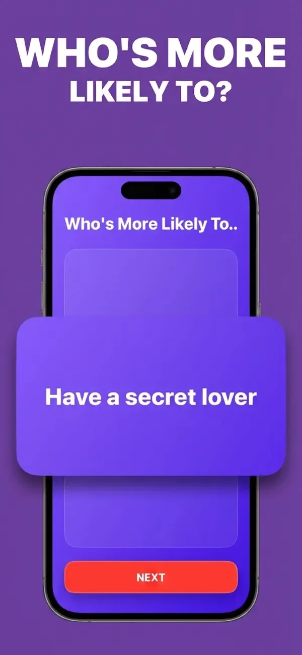 Most Likely To - Party Game screenshot 1