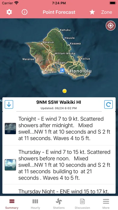 Wind Speed Forecast App screenshot 1