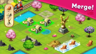 Merge train town! screenshot 1