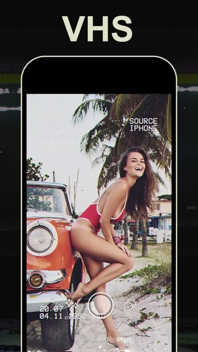 Vintage Video VHS Photo Editor screenshot 1