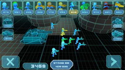 Stickman Simulator: Neon Tanks screenshot 1