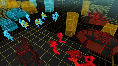 Stickman Simulator: Neon Tanks screenshot 4