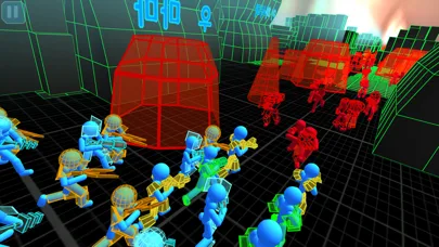 Stickman Simulator: Neon Tanks screenshot 5