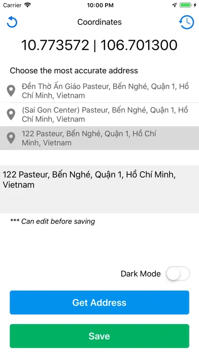 Location Picker GPS Coordinate screenshot 1