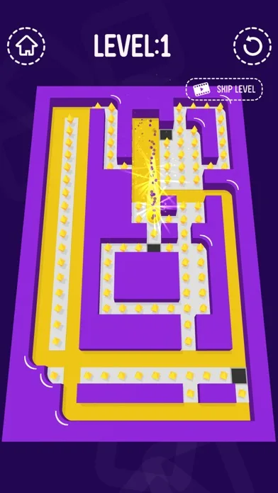 Rush Ball-Dash To Paint Ground screenshot 1