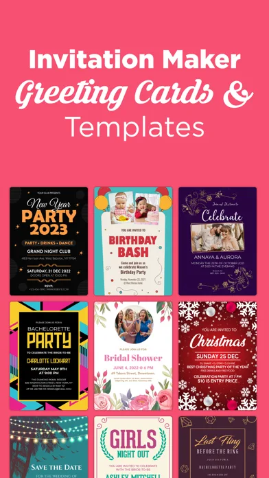 Invitation Maker & RSVP screenshot 1