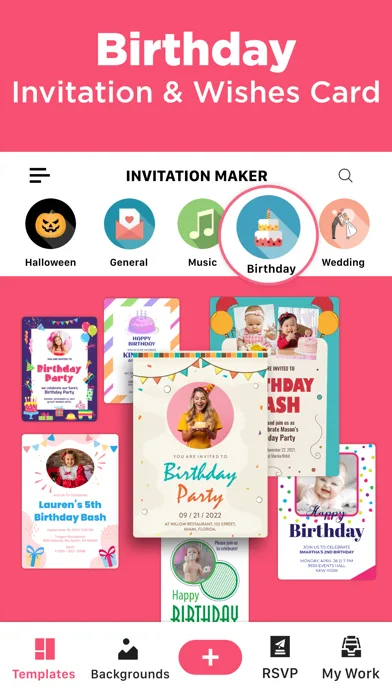 Invitation Maker & RSVP screenshot 3