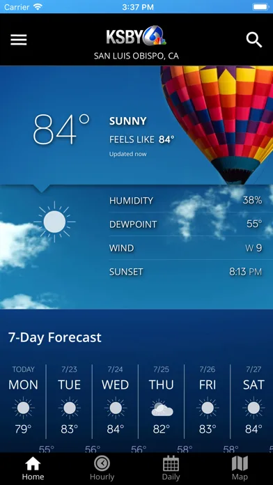 KSBY Microclimate Weather screenshot 1