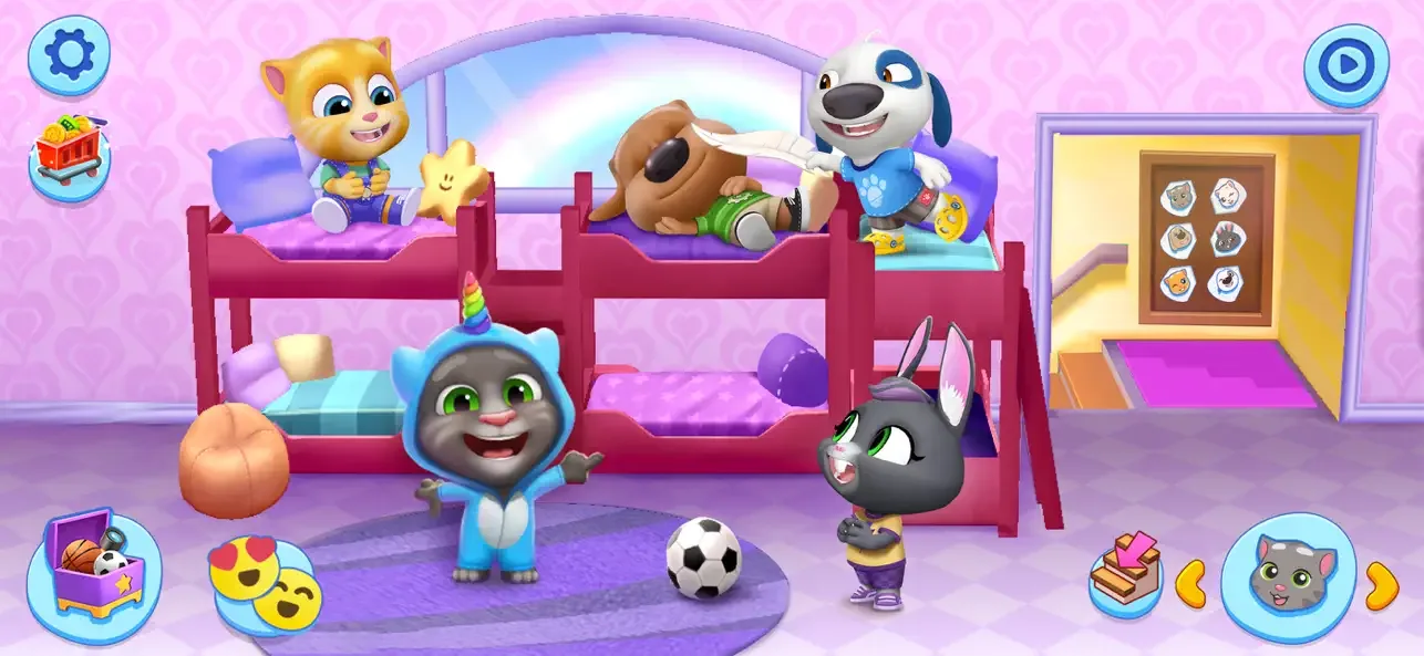 My Talking Tom Friends screenshot 2
