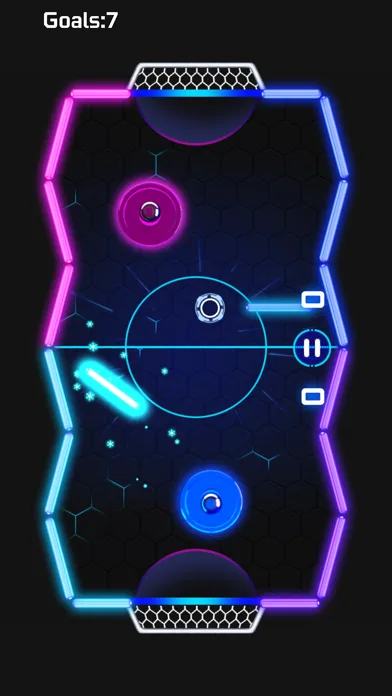 Glow Hockey Strike screenshot 1