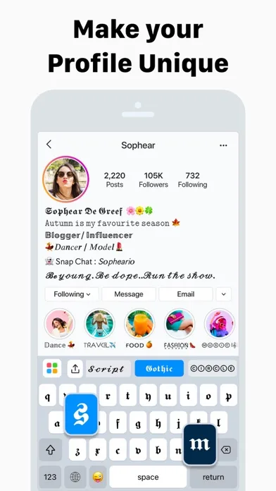 Keyboard Fonts & Emoji Maker screenshot 3