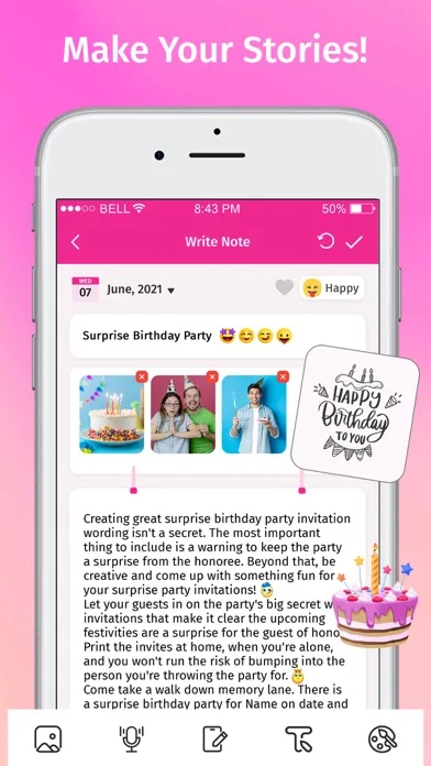 Secret Diary With Lock screenshot 2