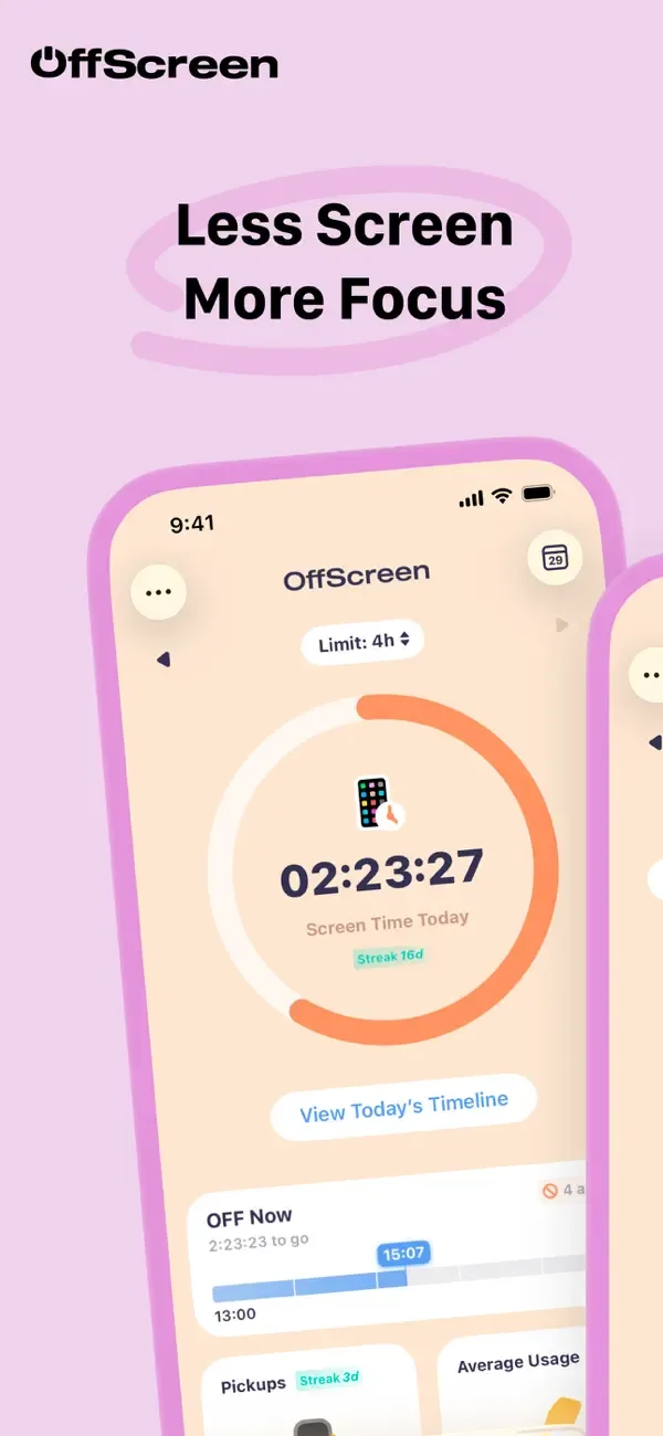 OffScreen: Screen Time Control screenshot 1