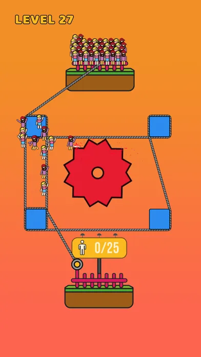 Rope Rescue! - Unique Puzzle screenshot 1