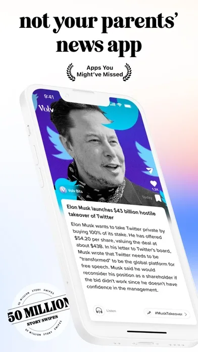 Volv - Curated 9-Second News screenshot 1