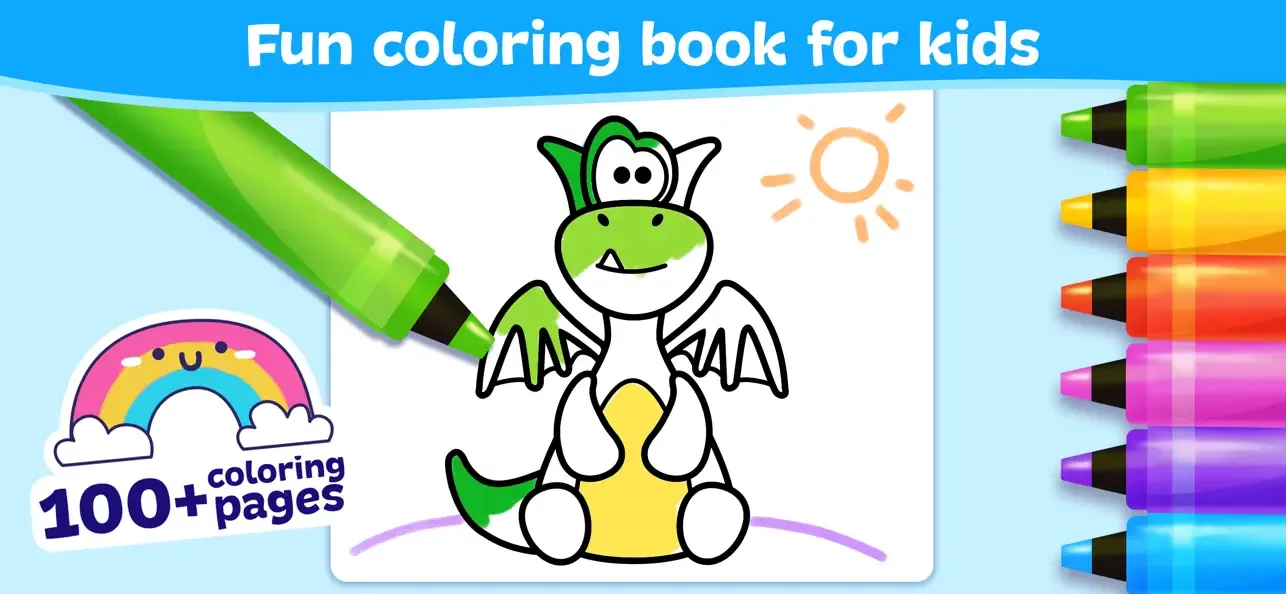 Coloring Book: Kids Games screenshot 1