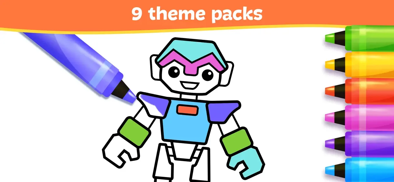 Coloring Book: Kids Games screenshot 2