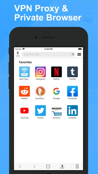Private Browser - VPN Proxy screenshot 1