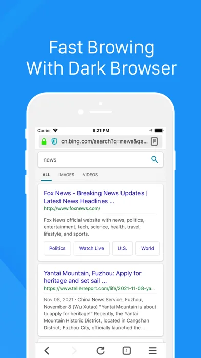 Dark Browser- Private&Secure screenshot 3