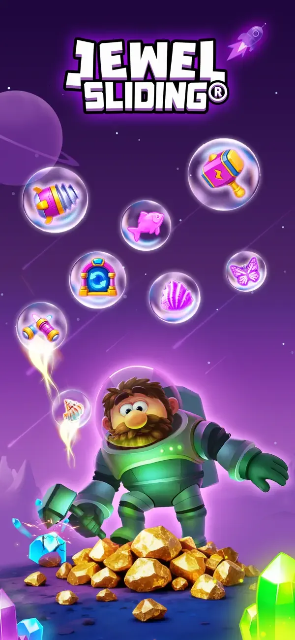Jewel Sliding - Block Puzzle screenshot 1