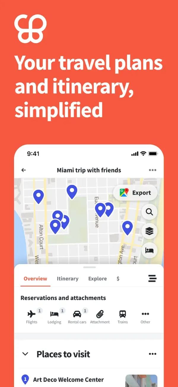 Wanderlog - Travel Planner screenshot 1