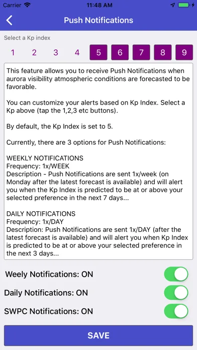 Aurora Forecast & Alerts screenshot 3