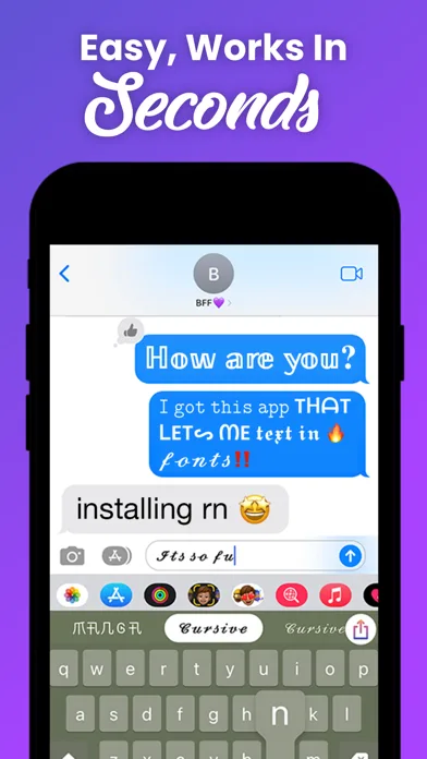 Social Fonts Keyboard for Bio screenshot 3
