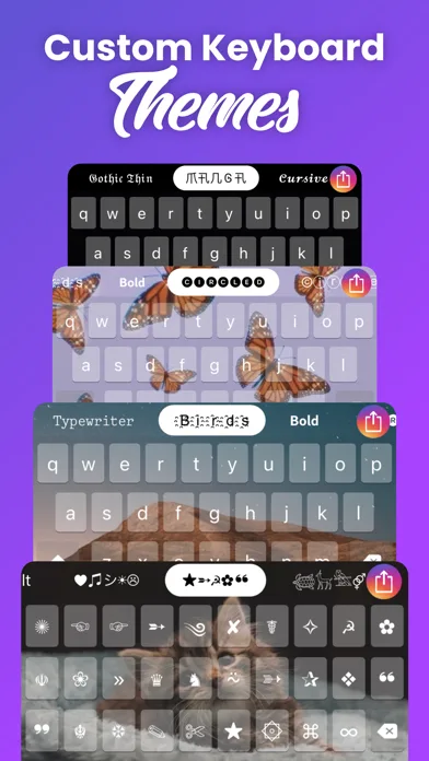 Social Fonts Keyboard for Bio screenshot 4
