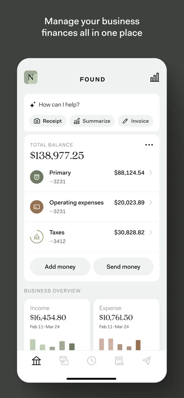 Found: Business Banking screenshot 1