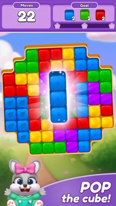 Bunny Pop Blast screenshot 1