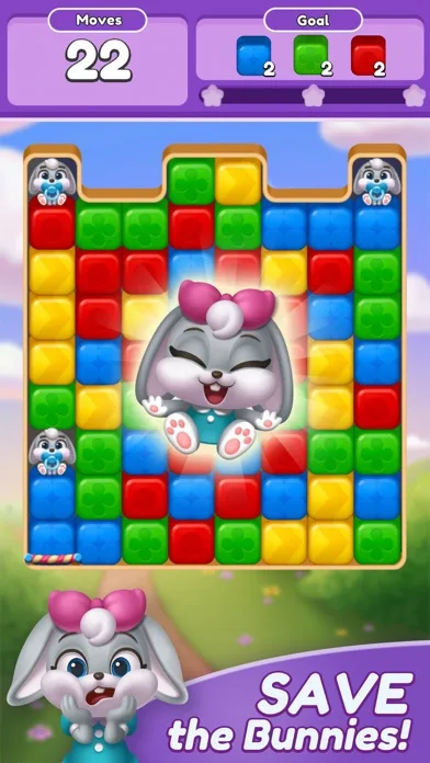 Bunny Pop Blast screenshot 2