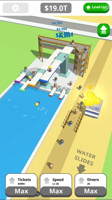 Idle Tap Splash Park screenshot 2