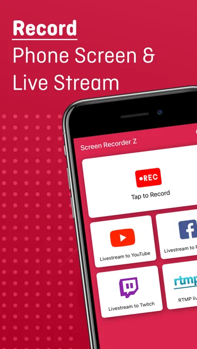 Screen Recorder Z - Livestream screenshot 1
