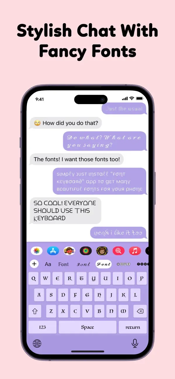 Fonts Keyboard for iPhone,iPad screenshot 2