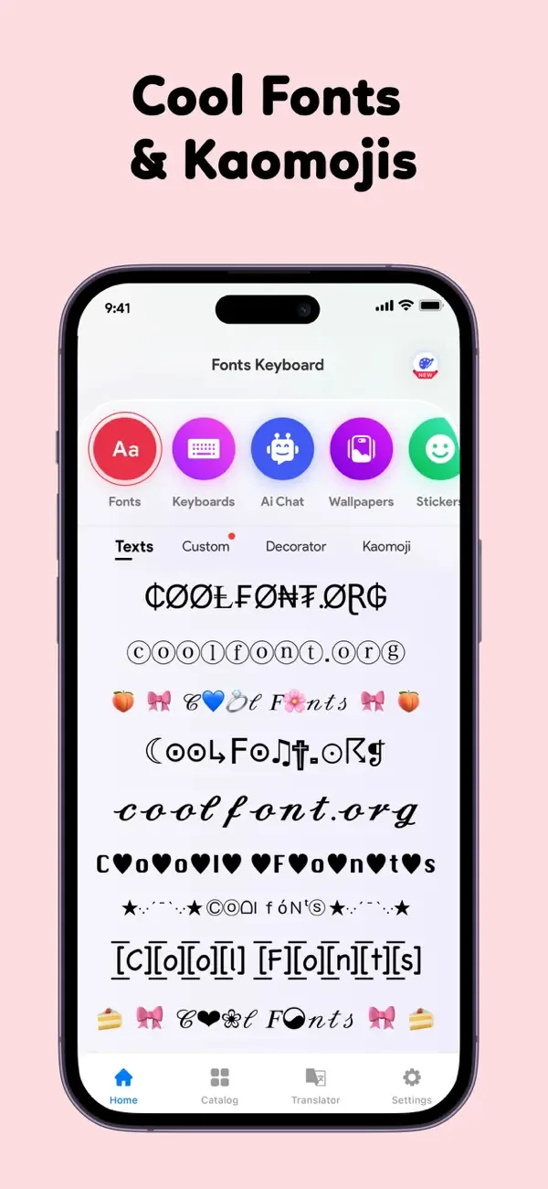 Fonts Keyboard for iPhone,iPad screenshot 3