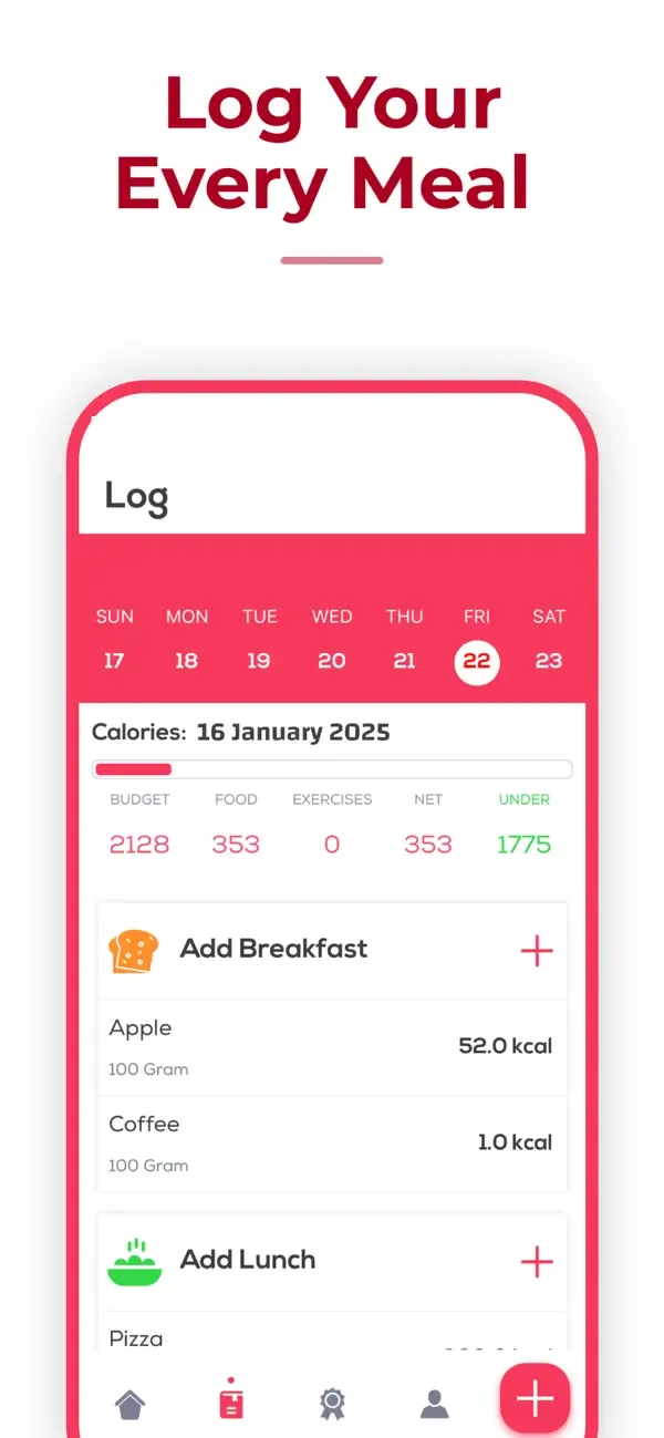 Calorie Tracker－Food Tracker screenshot 4