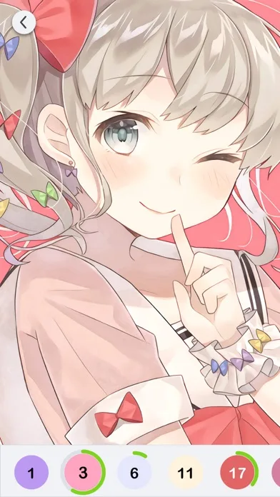 Anime Paint - Color By Number screenshot 1