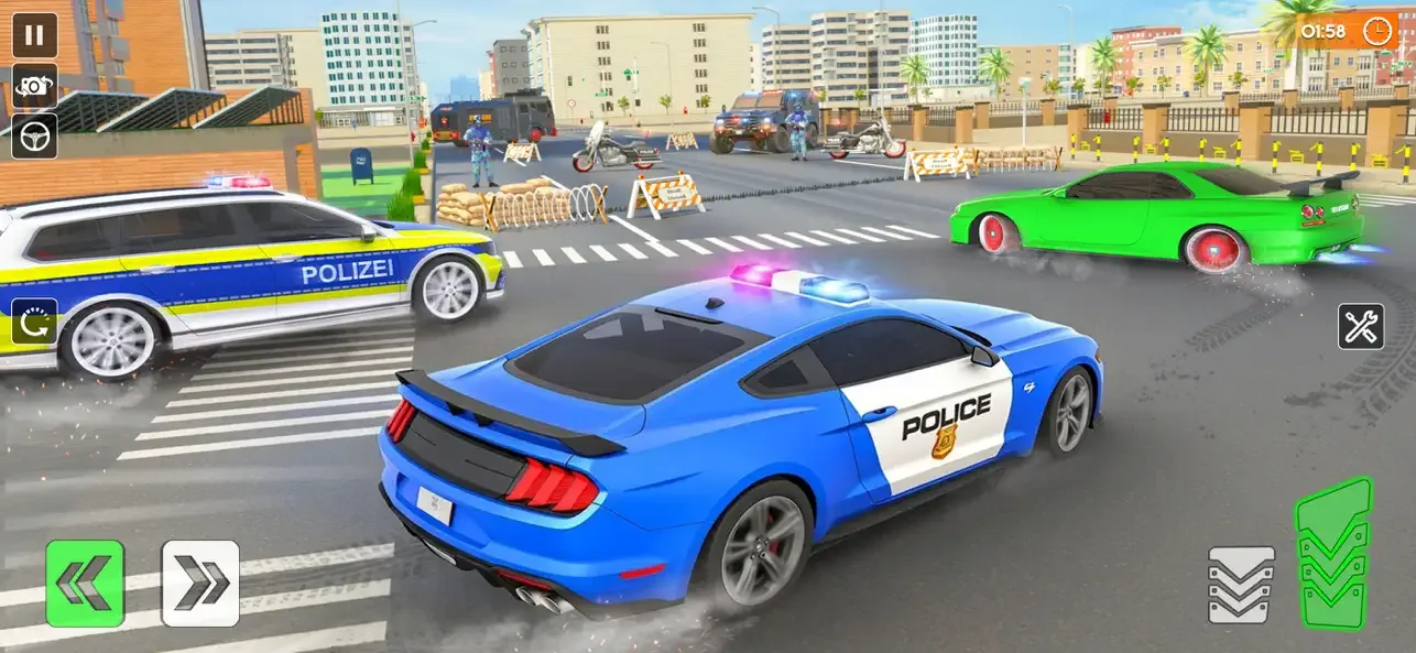 Police Chase Game: Car Crash screenshot 1
