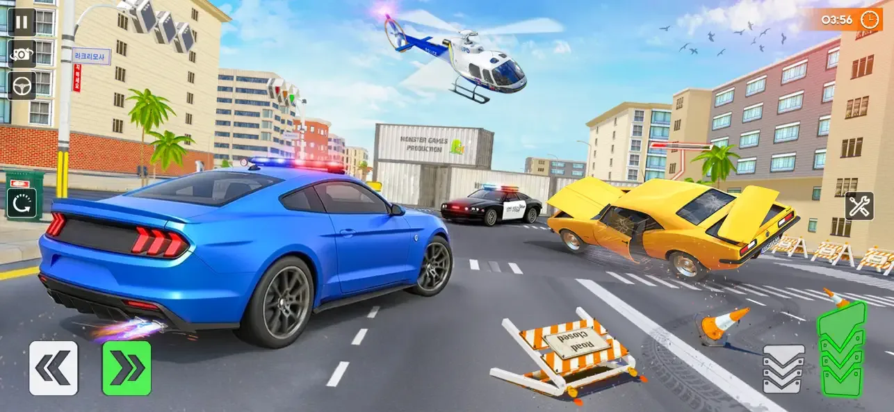 Police Chase Game: Car Crash screenshot 4