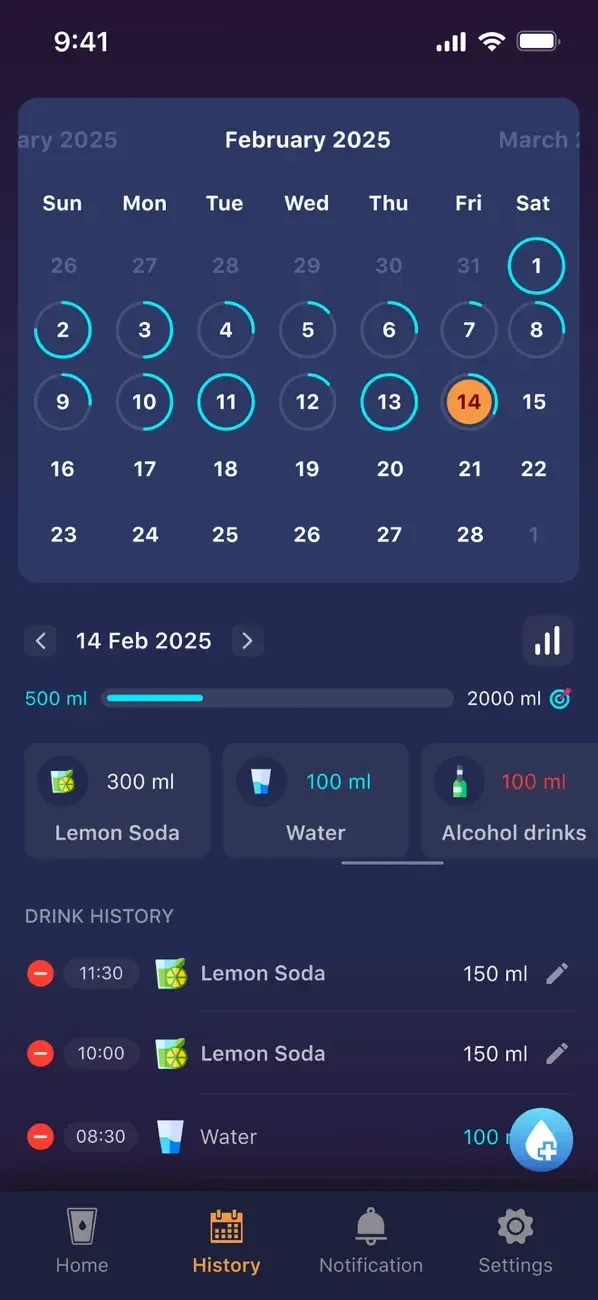 Drink water: Drinking reminder screenshot 2