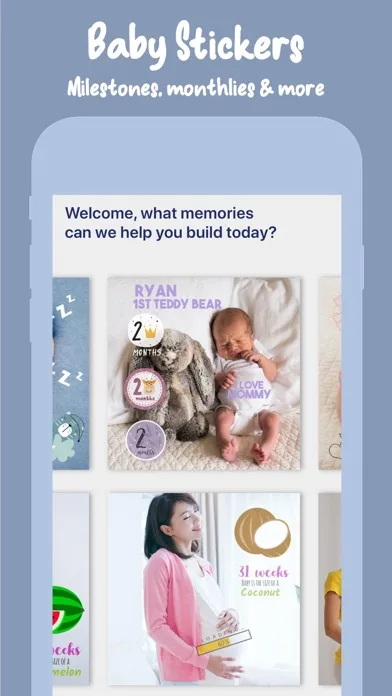 Bino: Baby Photo Editor App screenshot 1
