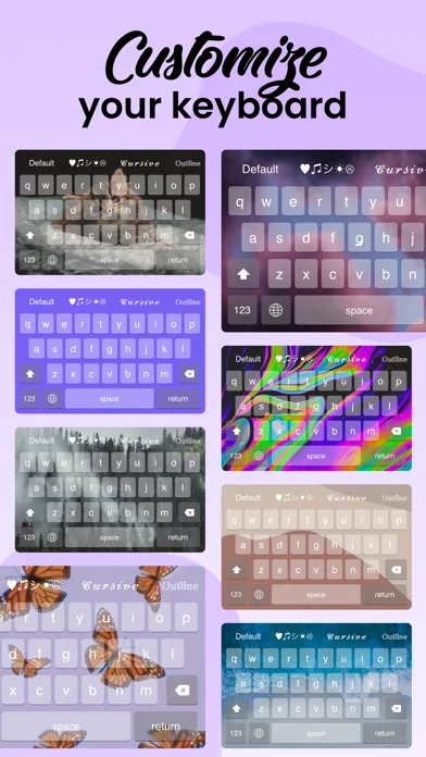 Fonts: Aesthetic Font Keyboard screenshot 3