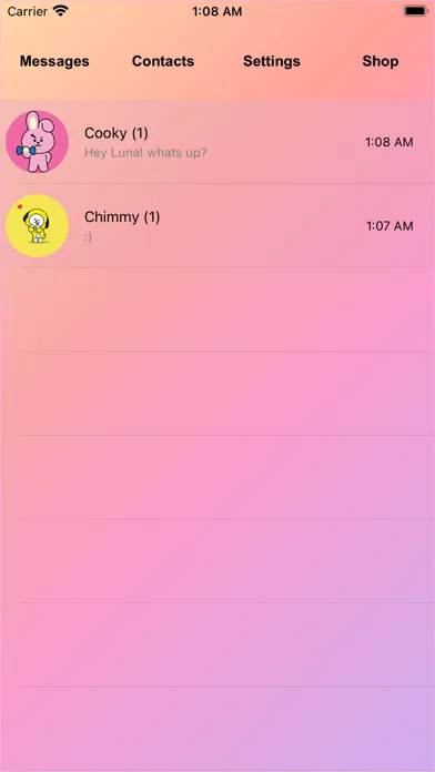Fake B.T.S Text And Call screenshot 2